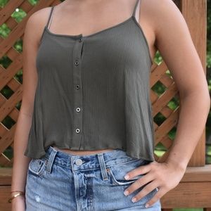 Olive Tank Top